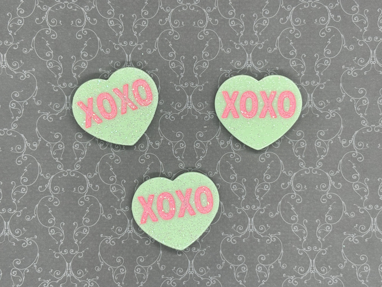 XOXO　ラメグリーン