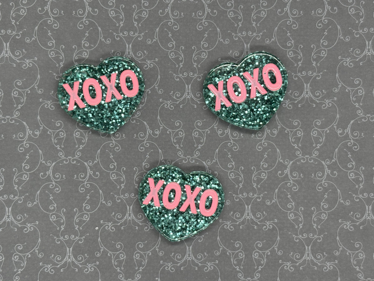 XOXO　クリアラメブルー